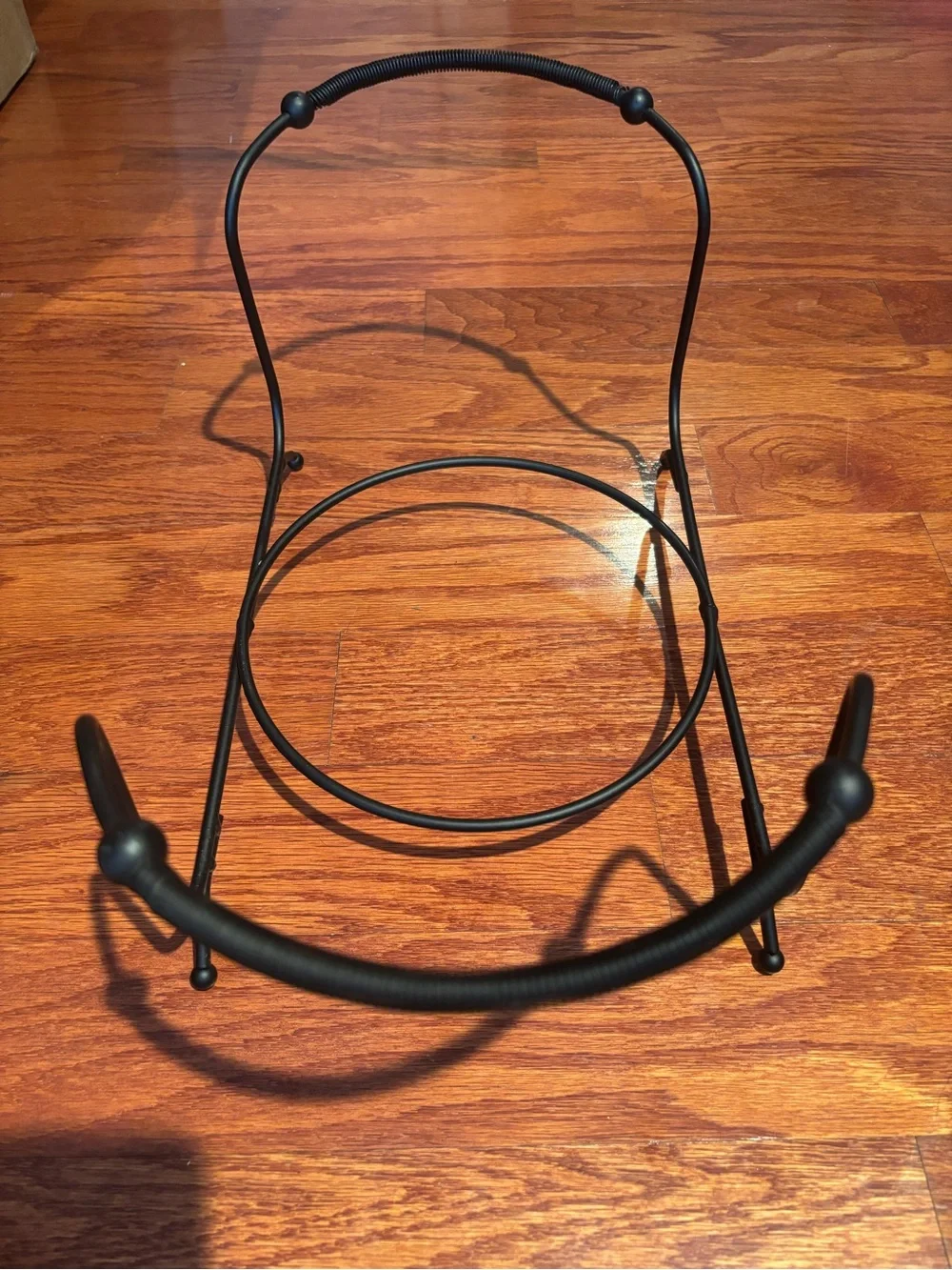 Black Metal Bowl or Pot Stand - Home Dining Support
